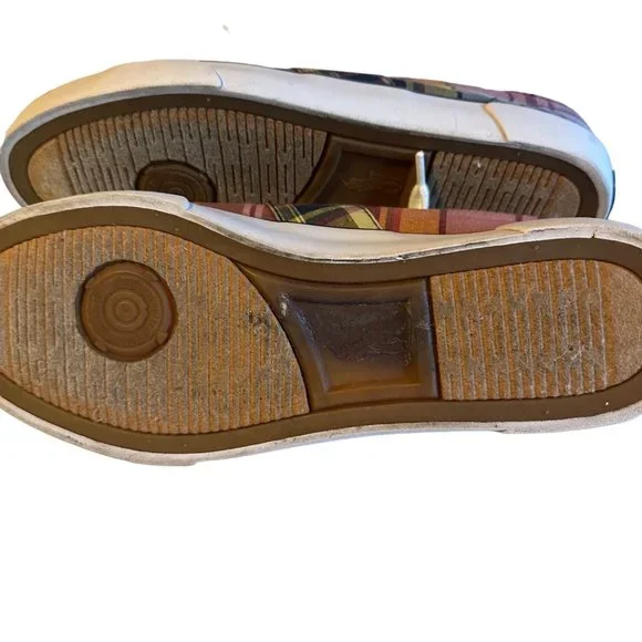 Polo Ralph Lauren multicolor plaid sneaker size 8.5 D - Picture 4 of 8